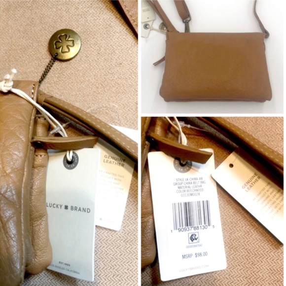Lucky Brand🍀Genuine Leather Chira Convertible Bag - Picture 5 of 10